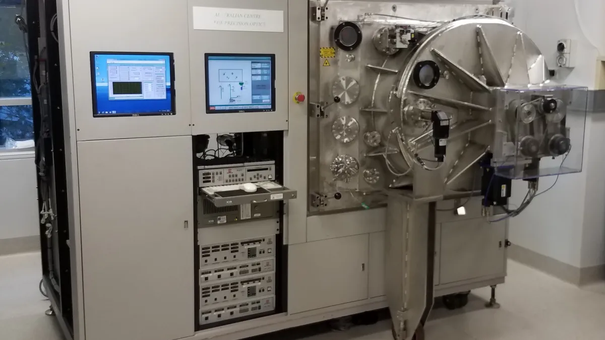 Equipment in the Ion Beam Sputtering Coating Deposition Facility